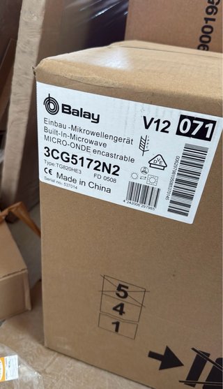 Microondas integrable Balay 3CG5172N2