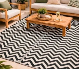 2 Alfombras Exterior 120x180 Zigzag