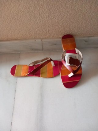 Sandalias Tex de piel Talla 36