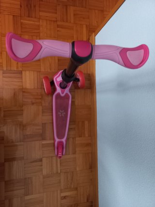 Patinete 3 ruedas rosa niña
