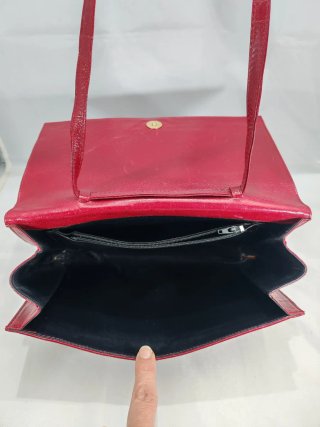 Borsa vintage anni 80 rossa