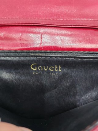 Borsa vintage anni 80 rossa
