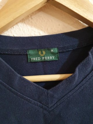 Camiseta Fred Perry Talla M Azul/Gris