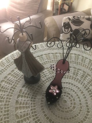Porta joyas zapato y vestido