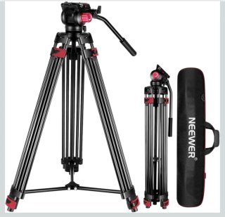 Trípode Neewer 200cm Video Cabezal Fluido