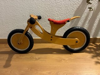 Bicicleta de equilibrio madera