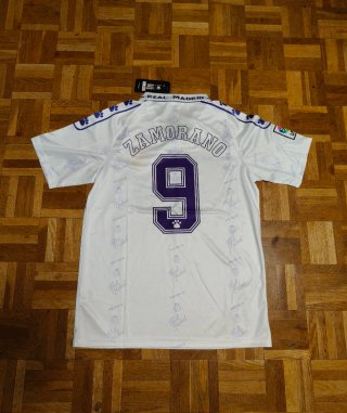 Camiseta Real Madrid 1997  Zamorano 9 Kelme