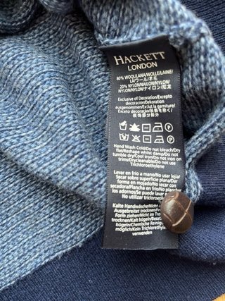 Jersey Hackett niño azul talla 13-14 años