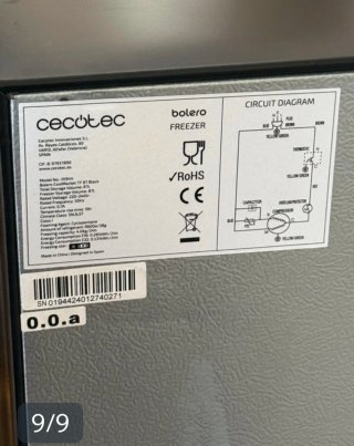 Congelador cecotec