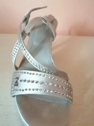 Sandali Nero Giardini donna n.36 argento