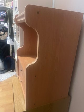 Mueble TV madera 2 cajones