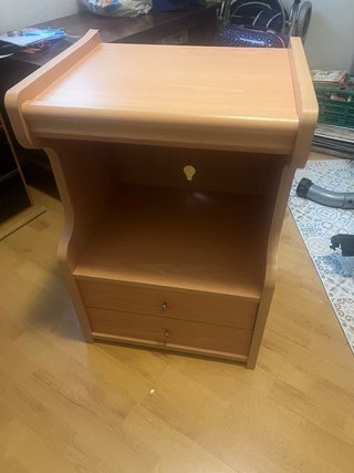 Mueble TV madera 2 cajones