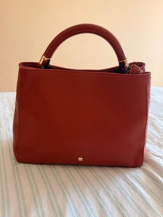 Bolso Purificación García Rojo y Dorado