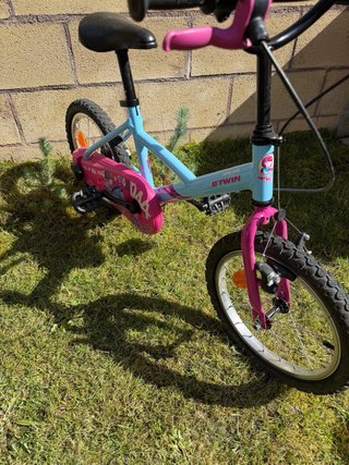 Bicicleta infantil BTWIN azul y rosa