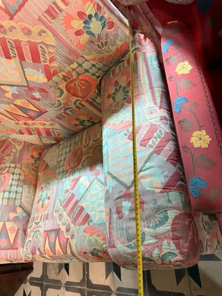 Sillón individual estampado