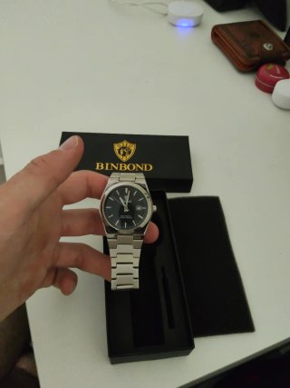 Reloj Binbond plateado Hombre
