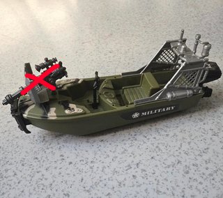 Barco militar Chap Mei Soldier Force Army Toys