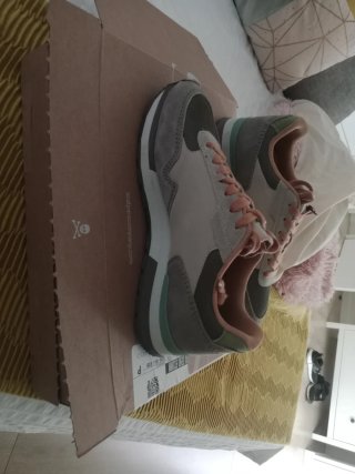 Zapatillas Scalpers beige y verde