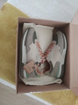 Zapatillas Scalpers beige y verde