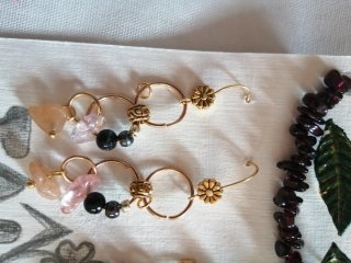 Pendientes y pulseras piedras naturales