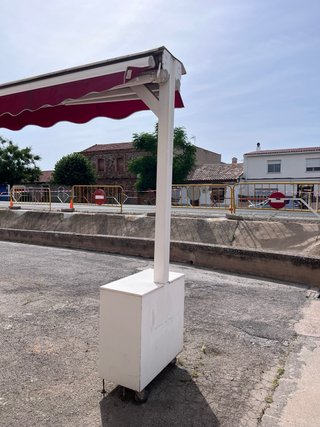 Toldo terraza bar 3x3m ancho por 6 de largo