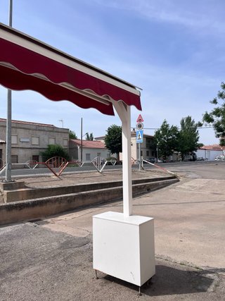 Toldo terraza bar 3x3m ancho por 6 de largo
