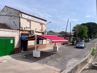 Toldo terraza bar 3x3m ancho por 6 de largo