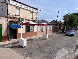 Toldo terraza bar 3x3m ancho por 6 de largo