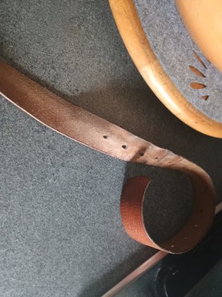 Cintura El Charro vintage cuoio