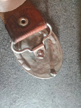 Cintura El Charro vintage cuoio