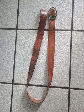 Cintura El Charro vintage cuoio