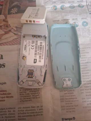 Teléfono Móvil Nokia 3410 Blanco/Verde
