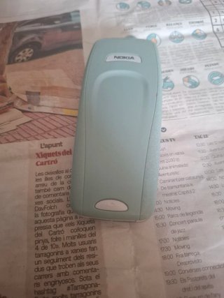 Teléfono Móvil Nokia 3410 Blanco/Verde