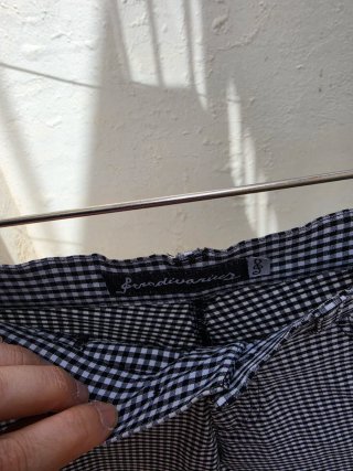 Shorts Stradivarius cuadros vichy Talla 40