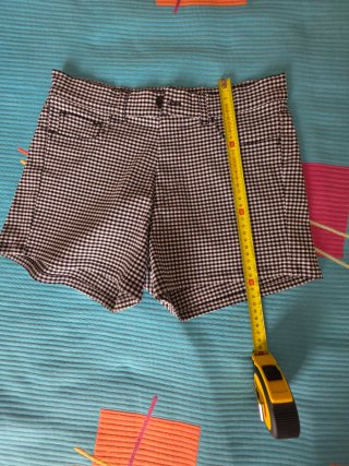 Shorts Stradivarius cuadros vichy Talla 40