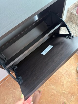 Zapatero IKEA Madera Oscura