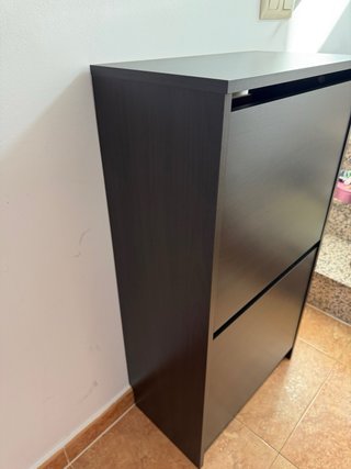 Zapatero IKEA Madera Oscura