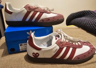 Adidas Samba Corazón Rosa Talla 38,5 Usado una vez