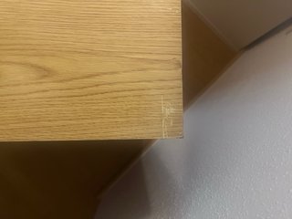 Cajonera de madera color beige/marrón