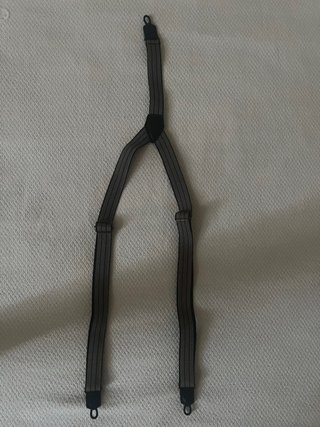 Bretelle bambino grigio e nero