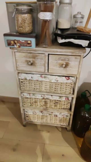 Mueble Auxiliar Cocina Cajones y Cestas