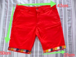 Pantalón Corto Rojo Talla M