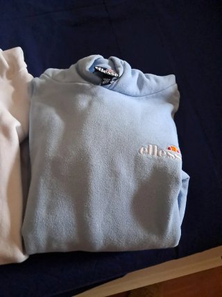 Pack 2 Sudaderas Ellesse Blancas y Azules