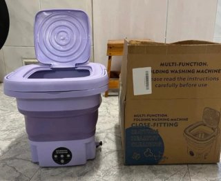 Mini lavadora portátil plegable camping