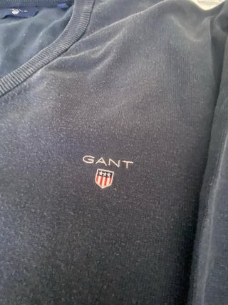 Jersey Gant azul oscuro hombre