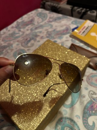Gafas de sol Ray-Ban Aviator Marrones y Doradas