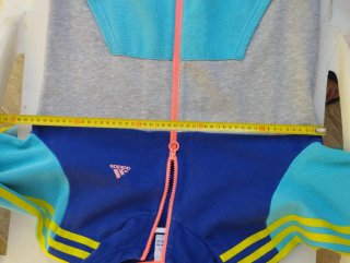 Sudadera Adidas Talla S Color Azul/Gris