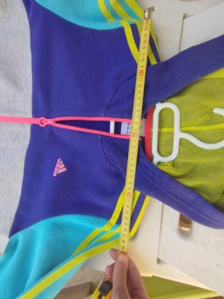Sudadera Adidas Talla S Color Azul/Gris