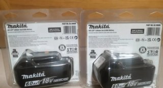 2 Baterias 18V 6Ah para Makita LXT Tipo BL1860B