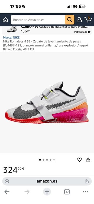 Nike Romaleos 4 Zapatillas Halterofilia